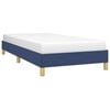 vidaXL Bedframe zonder matras 90x200 cm stof blauw