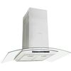 vidaXL Eilandafzuigkap LCD-scherm sensor 756 m&sup3;/u LED 90 cm