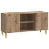 vidaXL TV-kast 102 x 34,5 x 50 cm Artisanaal eiken Bewerkt hout