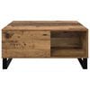 vidaXL Salontafel Oud Hout 80 x 80 x 36,5 cm Bewerkt hout