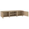 vidaXL Tv-meubel 140x40x35 cm bewerkt hout sonoma eikenkleurig
