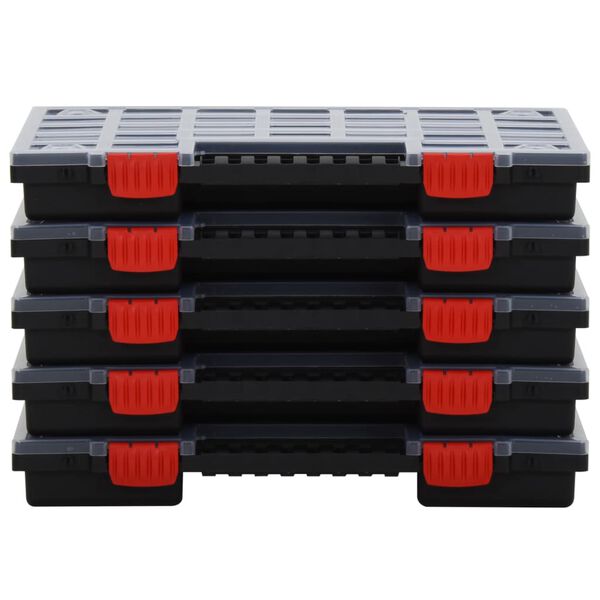 vidaXL Assortimentsdozen 10 st 40x30x5 cm polypropeen