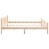 vidaXL Bedframe zonder matras massief hout 160x200 cm