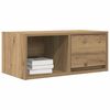 vidaXL TV-meubel 60x31x25,5 cm bewerkt hout artisanaal eikenkleur