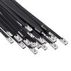 vidaXL Kabelbinders 25 st 4,6 x 450 mm Zwart