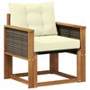 vidaXL Buiten Midden Sofa Massief Acaciahout Naturel
