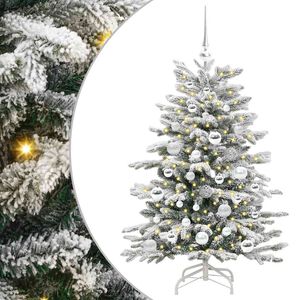 vidaXL Kunstmatige Inklapbare Kerstboom Wit 120 cm PE en PVC