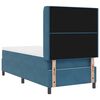vidaXL Boxspringbed met matras met LED Blauw 90 x 190 cm Fluweel