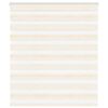 vidaXL Zebra rolgordijn 135x150 cm stofbreedte 130,9 cm marmerbeige