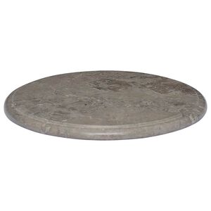 vidaXL Tafelblad &Oslash;40x2,5 cm marmer grijs