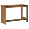 vidaXL Bureau Honingbruin 112 x 50 x 75 cm Massief Vurenhout