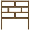 vidaXL Hoofdbord 106x4x100 cm massief grenenhout honingbruin