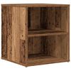 vidaXL Hoekkast 200x40x45 cm bewerkt hout oud houtkleurig