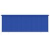 vidaXL Rolgordijn voor buiten 405(B)x140(H) cm HDPE blauw