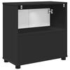 vidaXL Badkamer wastafelkast Zwart 60 x 30 x 60 cm Bewerkt hout