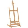 vidaXL Tafelezel 29,5x33x80 cm massief grenenhout