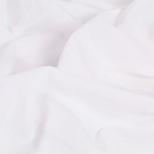 vidaXL Gordijnen met metalen ringen 2 st 140x225 cm katoen wit