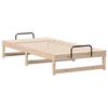 vidaXL Bedframe Bruin 90 x 190 cm Massief grenenhout
