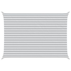 vidaXL Zonneschaduwzeil Lichtgrijs en wit. 5 &times; 3,5 m