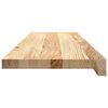 vidaXL Vensterbanken 2 st onbehandeld 90x30x2 cm massief eikenhout