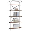 vidaXL Boekenkast Oudhout 80 x 30 x 183 cm Bewerkt hout