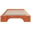 vidaXL Bedframe Wasbruin 90 x 200 cm Massief grenenhout