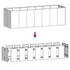 vidaXL Plantenbak verhoogd 280x80x80 cm cortenstaal