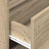 vidaXL Kasten met 2 lades 2 st 60x31x40 cm bewerkt hout sonoma eiken