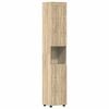 vidaXL Badkamerkastenset TULUM Sonoma Eiken 37 x 31,5 x 203 cm