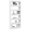 vidaXL Boekenkast met plank Wit 80 x 30 x 198 cm Bewerkt hout