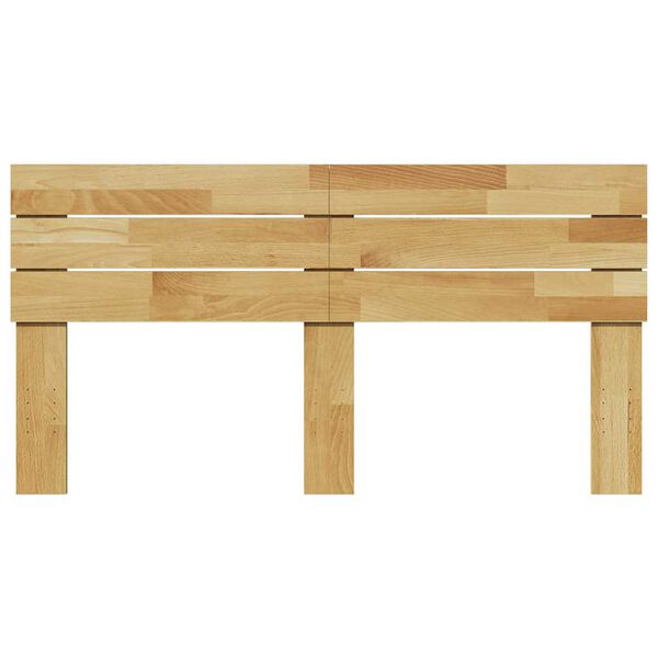 vidaXL Hoofdbord 160 cm massief eikenhout
