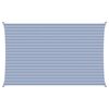 vidaXL Zonneschaduwzeil Blauw en Wit 8 x 5 m 100% Polyester Oxford