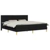 vidaXL Bedframe Zwart 180 x 200 cm Polyester