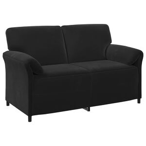 vidaXL 2-Zits Sofa Zwart 158 x 83 x 95 cm Fluweel