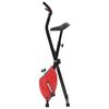 vidaXL Hometrainer X-bike bandweerstand rood