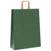 vidaXL Papieren zakken 50 st met hengsels 32x12x42 cm groen