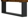 vidaXL Platenkast 100x38x48 cm bewerkt hout gerookt eikenkleurig