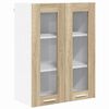 vidaXL Hangkast Sonoma Eiken 60 x 31 x 80 cm Bewerkt hout