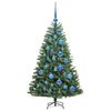 vidaXL Kunstmatige Inklapbare Kerstboom Groen 120 cm PVC en Metaal