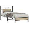 vidaXL Bedframe zonder matras hout sonoma eikenkleurig 90x190 cm
