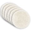 vidaXL Kussensloop 6 pcs HEERLEN Wit &Oslash; 50 cm PV Fleece