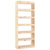 vidaXL Boekenkast/kamerscherm 80x30x199,5 cm massief grenenhout