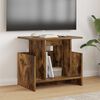 vidaXL TV-standaard Gerookt eiken 50 x 35 x 45 cm Bewerkt hout