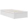 vidaXL Bed met boekenkast zonder matras grenenhout wit 75x190 cm