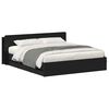 vidaXL Bedframe met opslag Zwart 200 x 200 cm Bewerkt hout