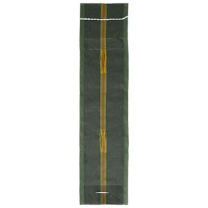 vidaXL Zandzakken 100 st Donkergroen 120 x 27 cm HDPE