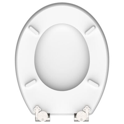 SCHÜTTE Toiletbril met soft-close RED STARFISH MDF hoogglans