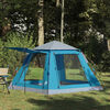 vidaXL Directe Tent met opslag Blauw 205 x 205 x 143 cm Staal