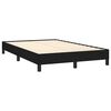 vidaXL Bedframe zonder matras 120x190 cm stof zwart