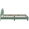 vidaXL Bedframe voor kinderen met hoofdbord Zeegroen 90 x 200 cm